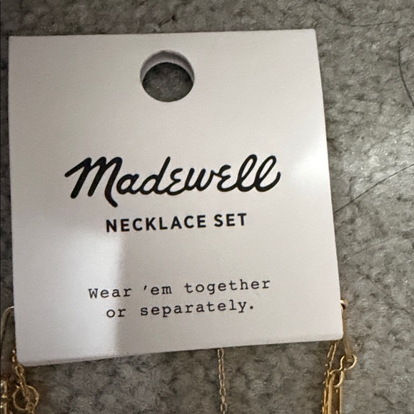 Madewell Gold Layered Necklace with Pendants - Picture 2 of 4